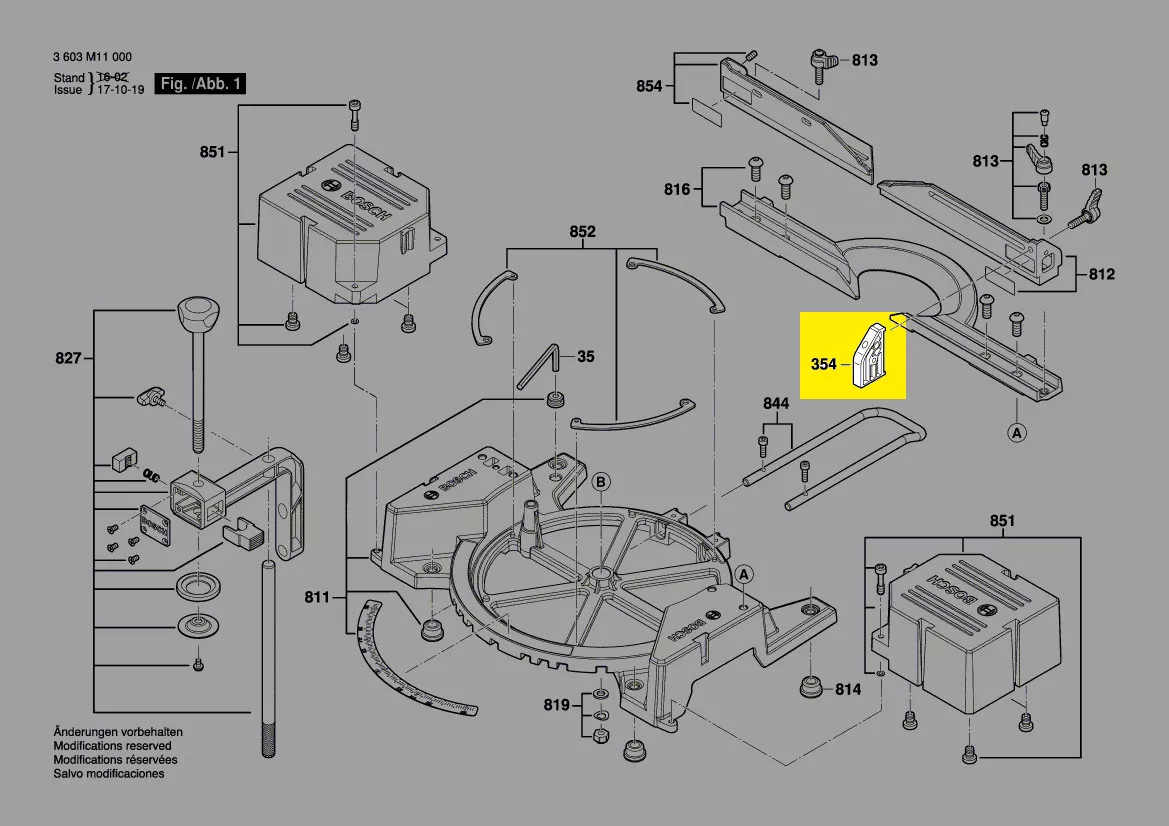 Butée réf. 1 609 B01 789 Bosch